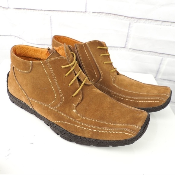 Starsax men’s sz 10/43 wheat leather nubuck boots main image 3